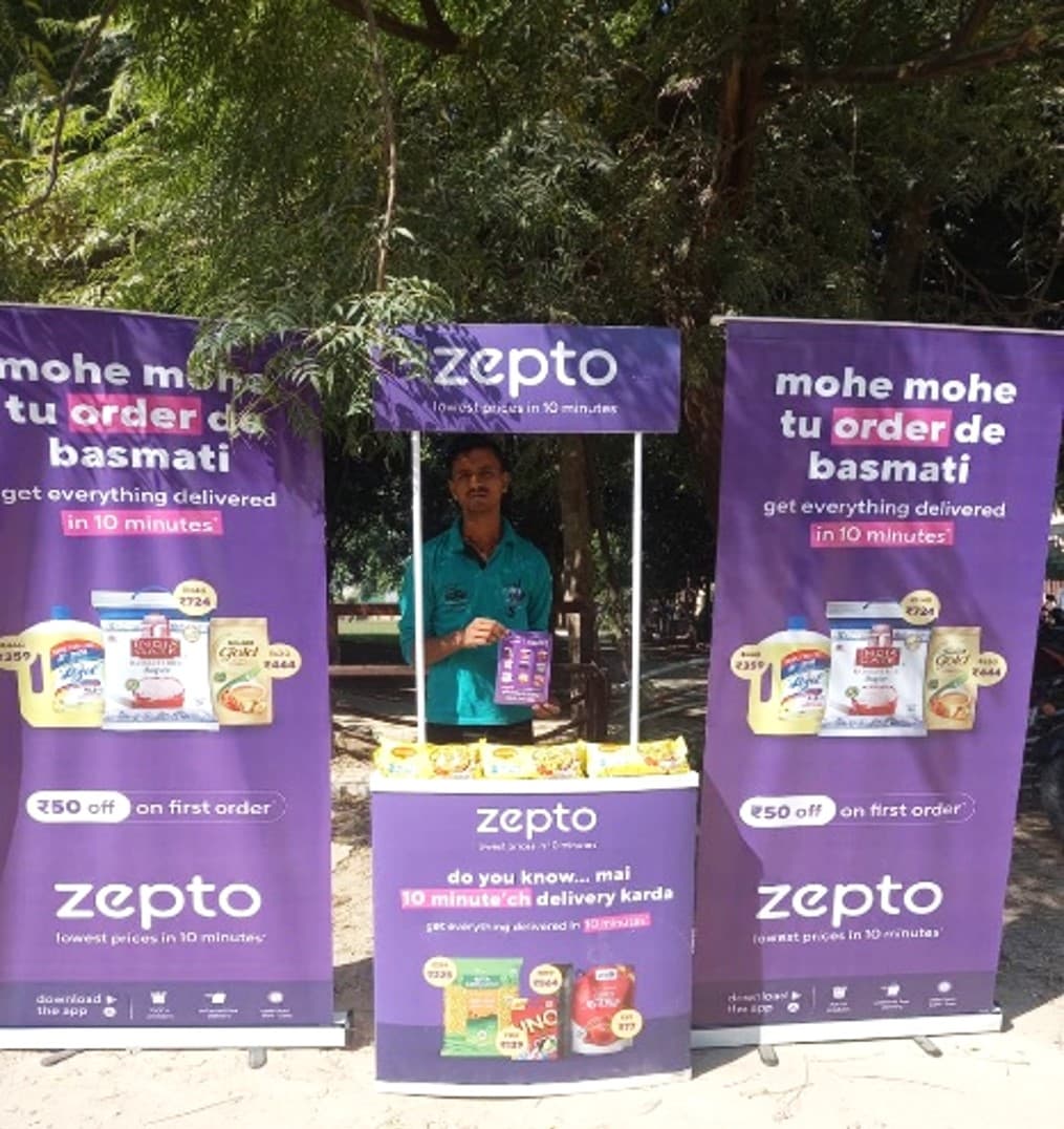 Zepto campaign activation